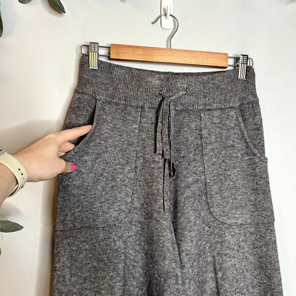 Baci Mina Pant Gray Wide Leg Sweater Pants - Picture 2 of 6